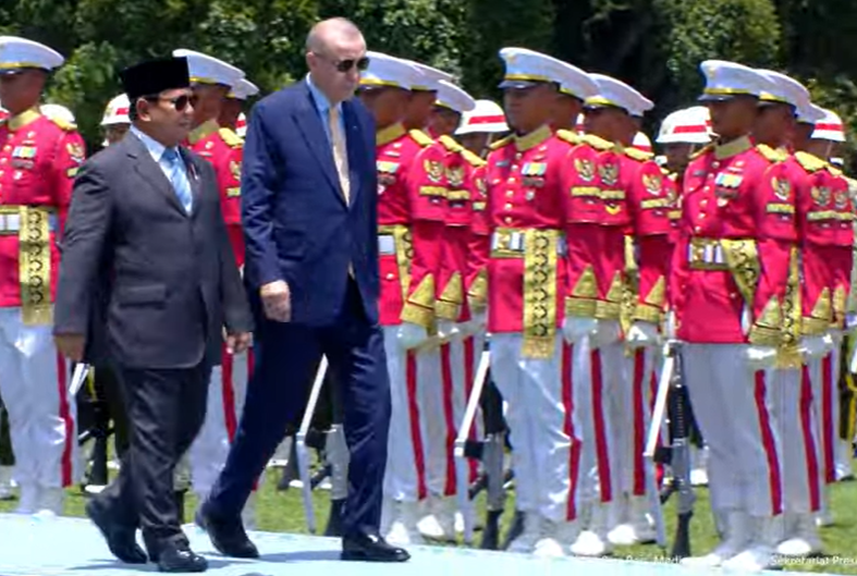 Presiden Prabowo Sambut Kunjungan Kenegaraan Erdogan di Istana Bogor